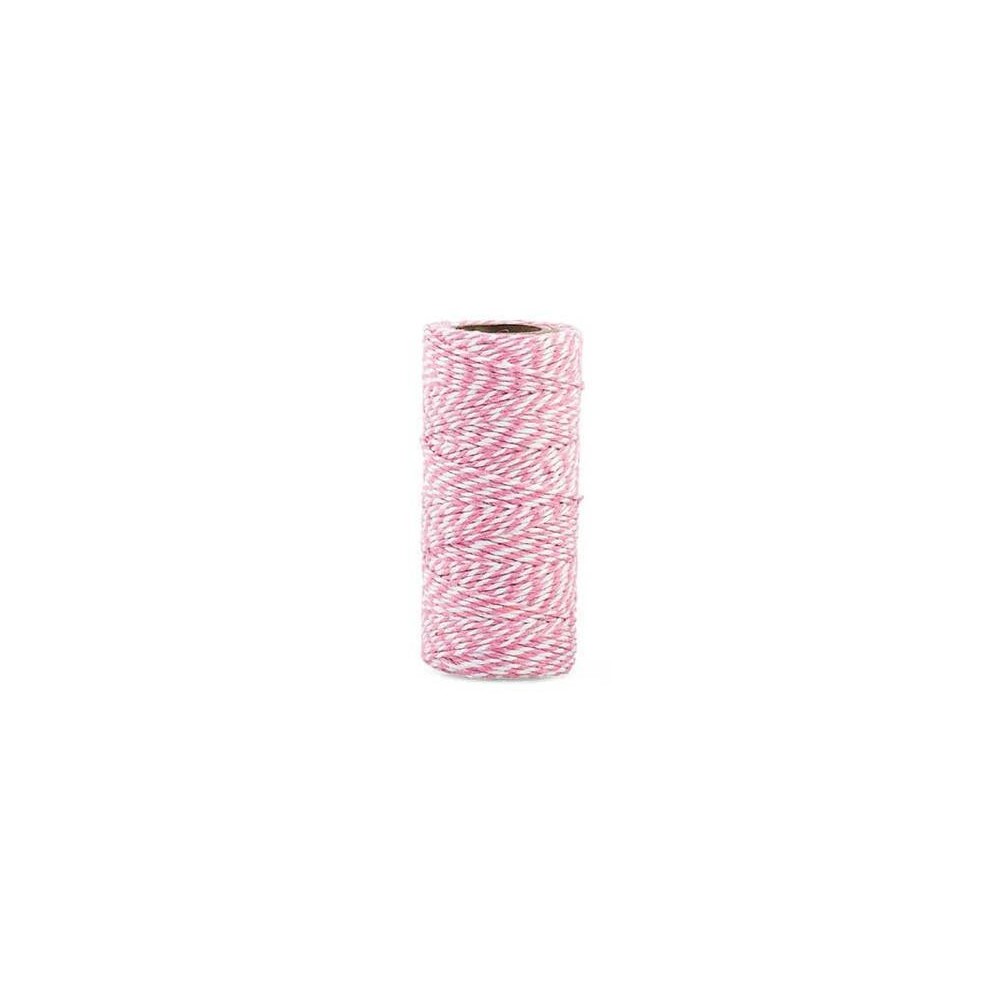 NASTRO COTONE MM2XMT100 BICOLOR ROSA
